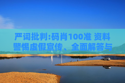 严词批判:码肖100准 资料警惕虚假宣传、全面解答与解释