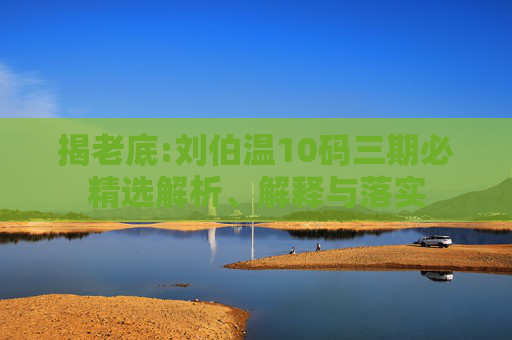 揭老底:刘伯温10码三期必精选解析、解释与落实