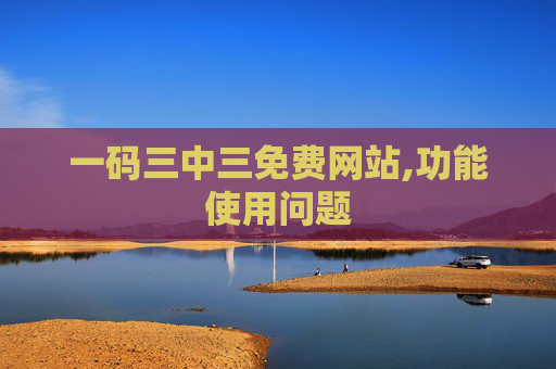 一码三中三免费网站,功能使用问题