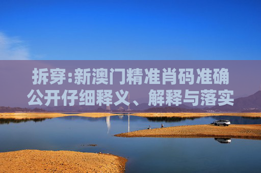 拆穿:新澳门精准肖码准确公开仔细释义、解释与落实