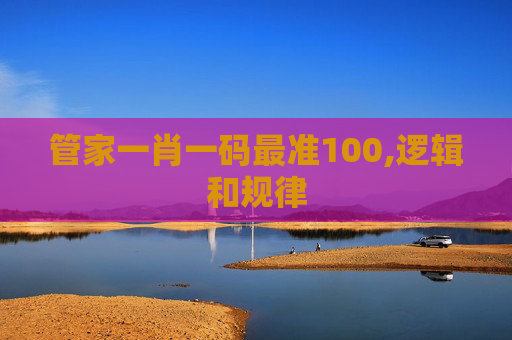 管家一肖一码最准100,逻辑和规律