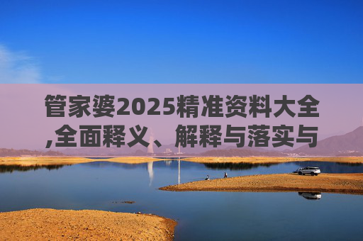 管家婆2025精准资料大全,全面释义、解释与落实与警惕虚假宣传