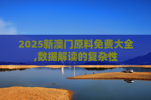 2025新澳门原料免费大全,数据解读的复杂性