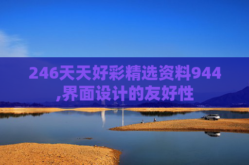 246天天好彩精选资料944,界面设计的友好性