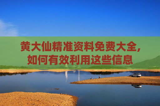 黄大仙精准资料免费大全,如何有效利用这些信息