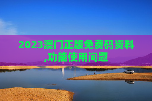 2023澳门正版免费码资料,功能使用问题